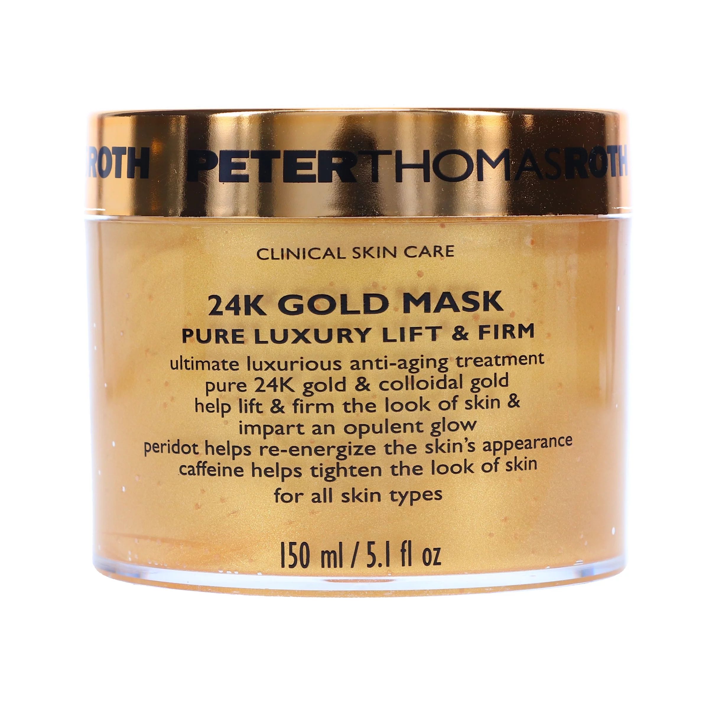 Peter Thomas Roth 24K Gold Mask Pure Luxury Lift & Firm Mask 5.1 oz | Walmart (US)