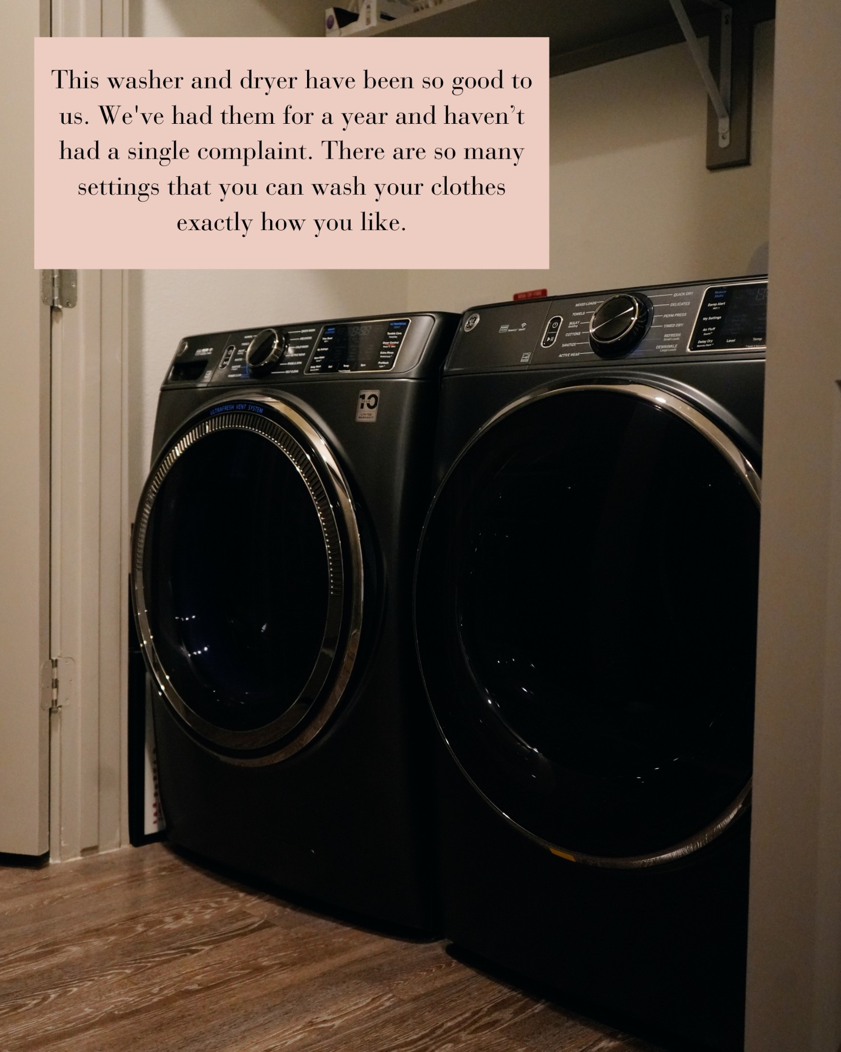 GE Washer and Dryer

Gray washer and dryer, washer and dryer sale, GE washer and dryer sale, GE gray washer and dryer, Memorial Day sale, Morgan Grace 

#LTKHome #LTKSaleAlert