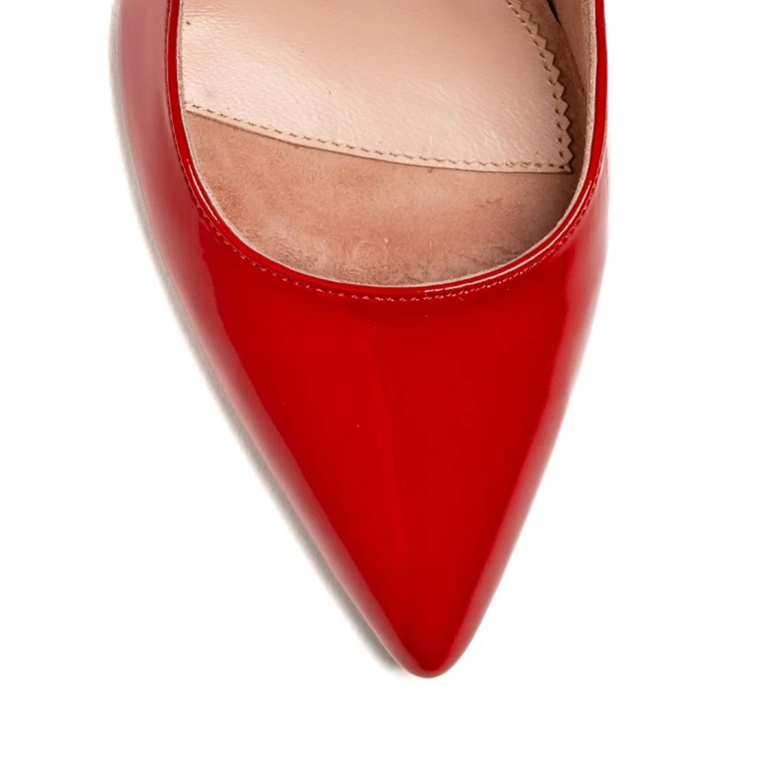 Red Patent Leather Kitten Heel | ALLY Shoes