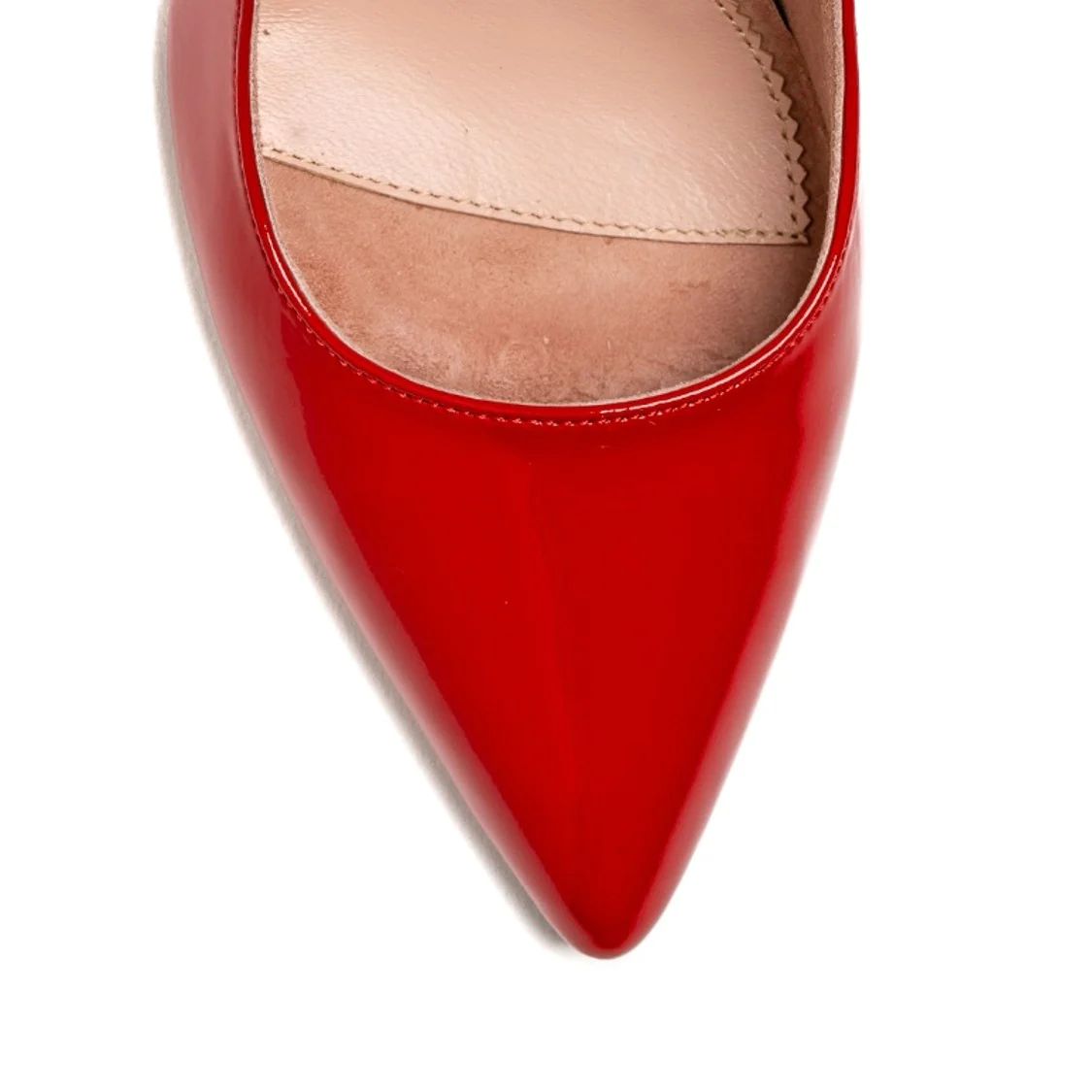 Red Patent Leather Kitten Heel | ALLY Shoes