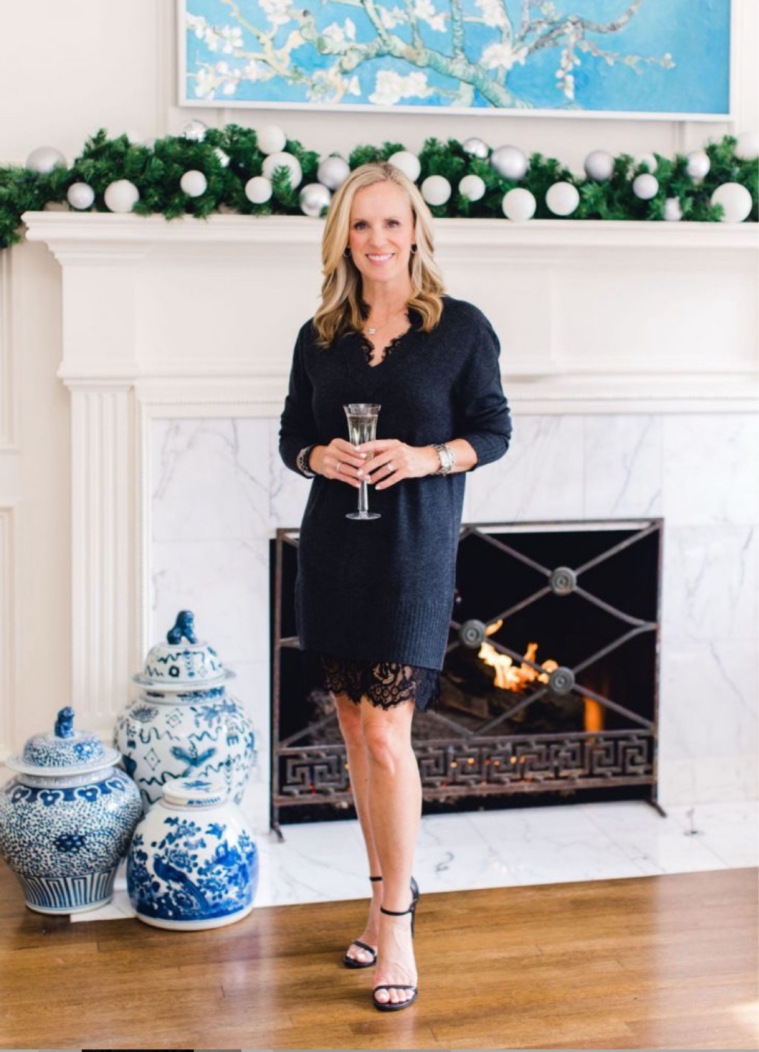 BLACK FRIDAY SALE ALERT!!! 30% off!! 
Holiday dress 
Fall style inspiration 
Brochu Walker layered look cashmere dress with lace detail 
Black strappy sandal 


#LTKSaleAlert #LTKHoliday #LTKCyberWeek