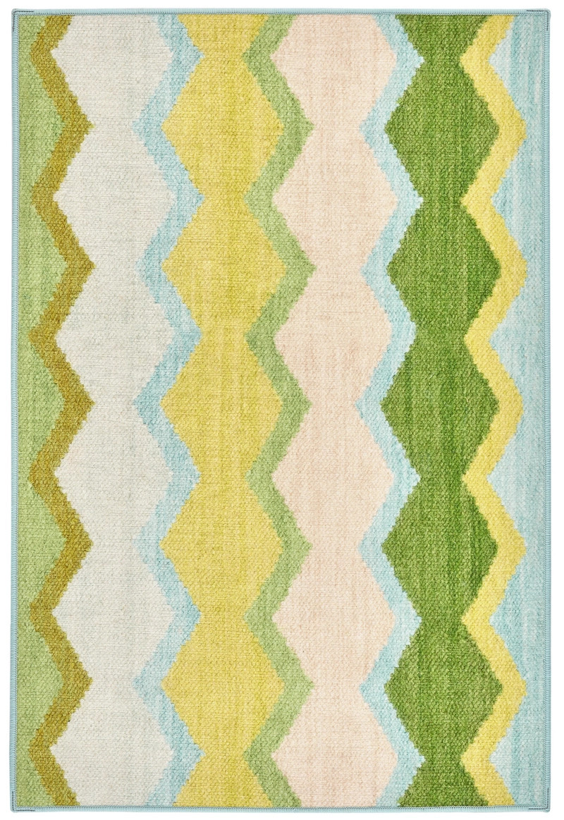 Safety Net Green Machine Washable Rug | Annie Selke