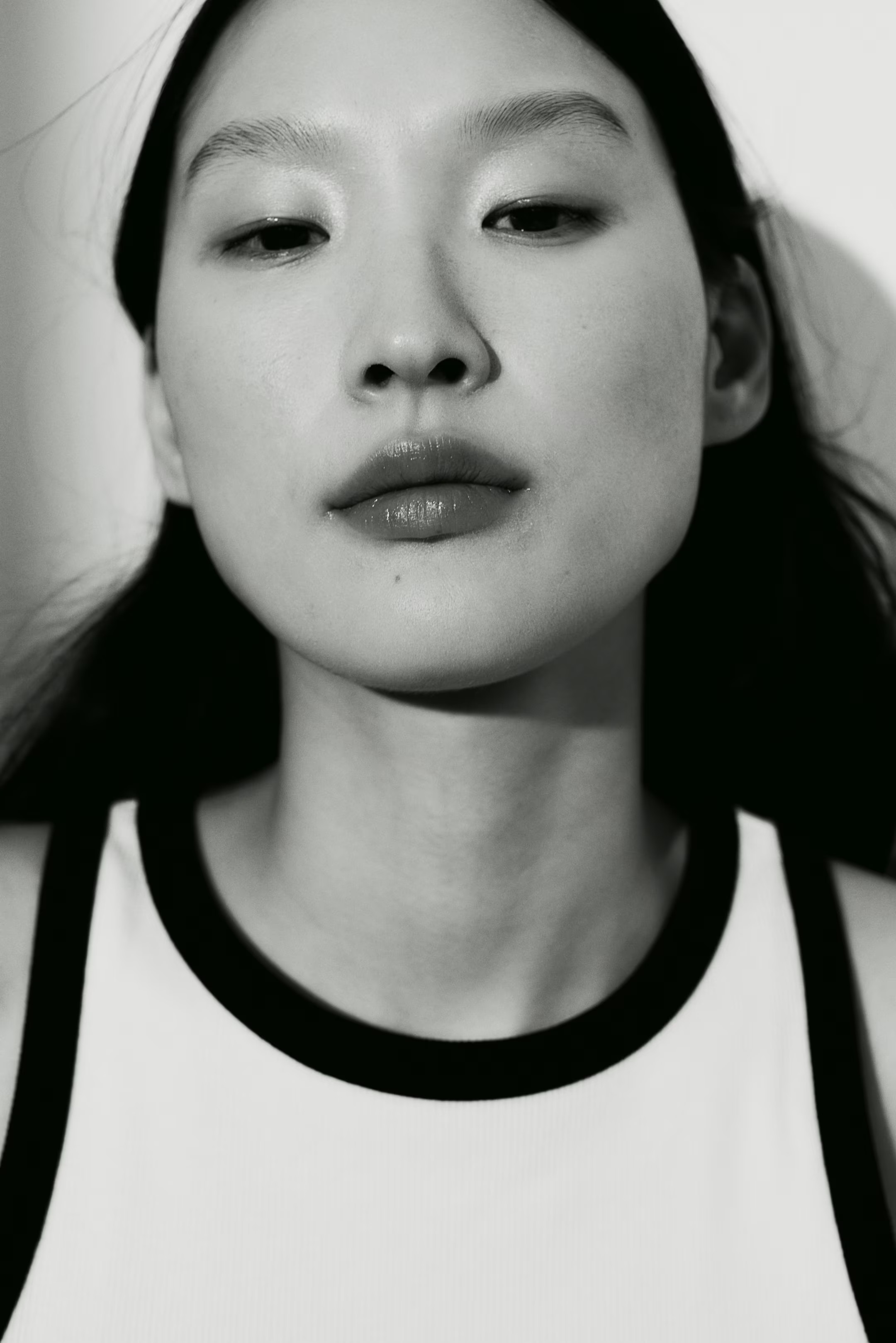Crop Tank Top - White/black - Ladies | H&M US | H&M (US + CA)