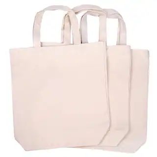 Natural Canvas Tote Bag, 3ct. by Make Market® | Michaels | Michaels Stores