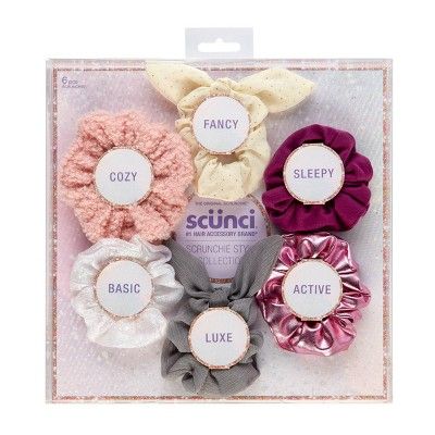 scunci Tween Scrunchie Gift Set - Assorted - 6pk | Target
