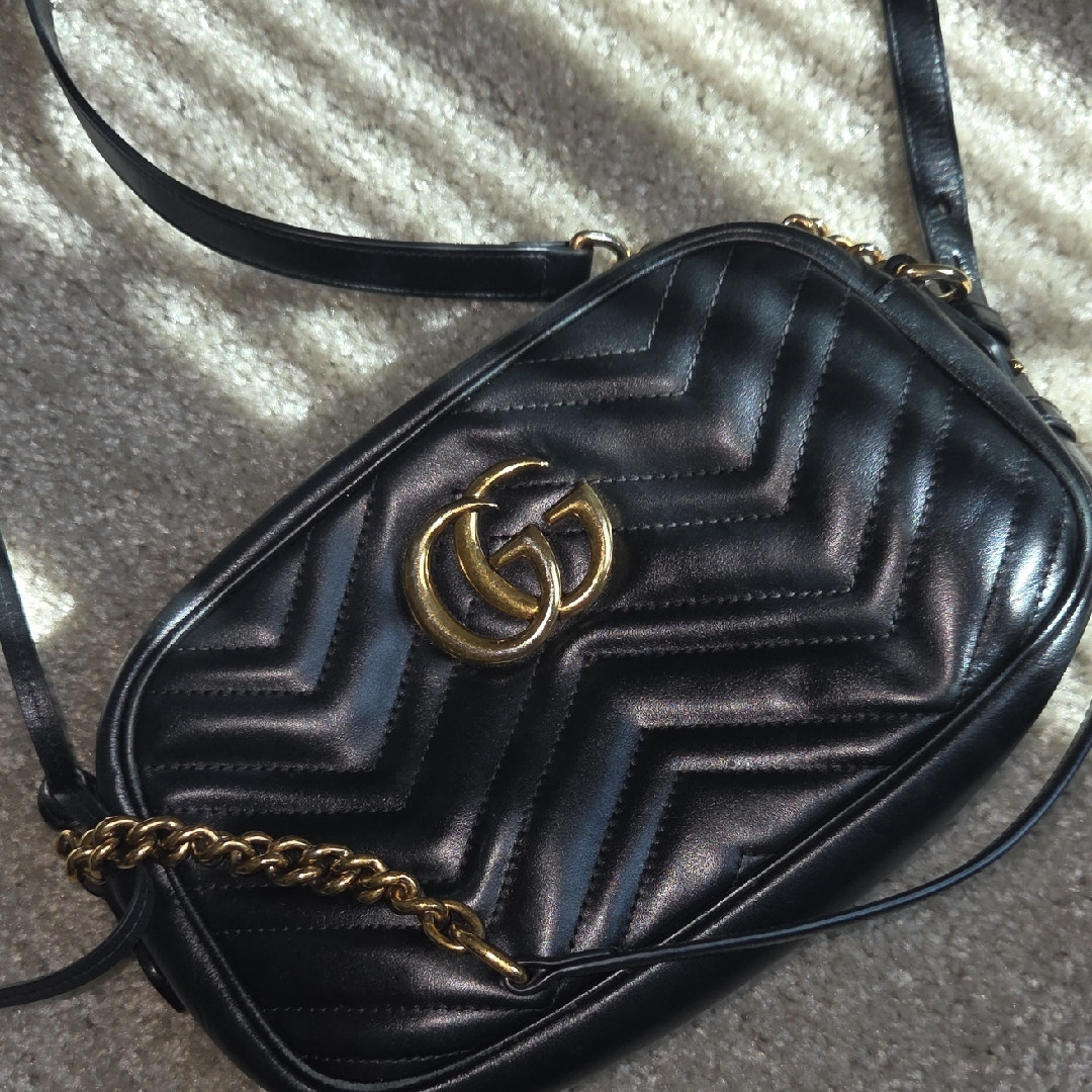 Gucci Black Quilted Leather Crossbody Bag | Poshmark