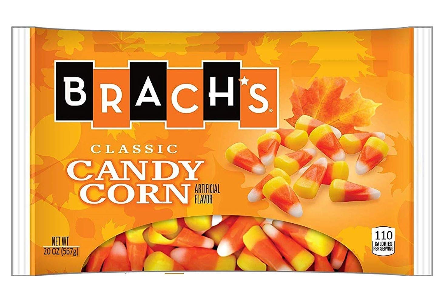 Brach's Candy Corn, Made with Real Honey, Classic Halloween Treat, Large 20 Ounce Bag | Amazon (US)