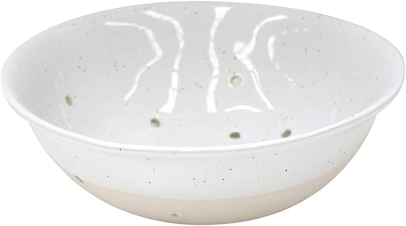 Casafina Fattoria Collection Stoneware Ceramic Colander 9", White | Amazon (US)