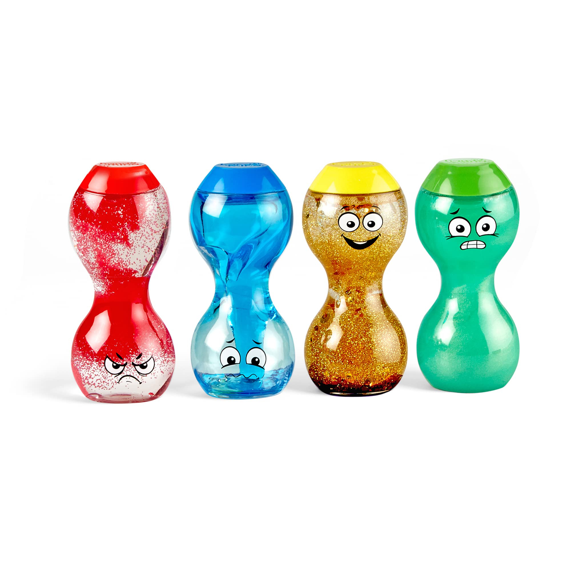 hand2mind Express Your Feelings Sensory Bottles- Primary Emotions, Toddler Sensory Toys, Quiet Fi... | Amazon (US)