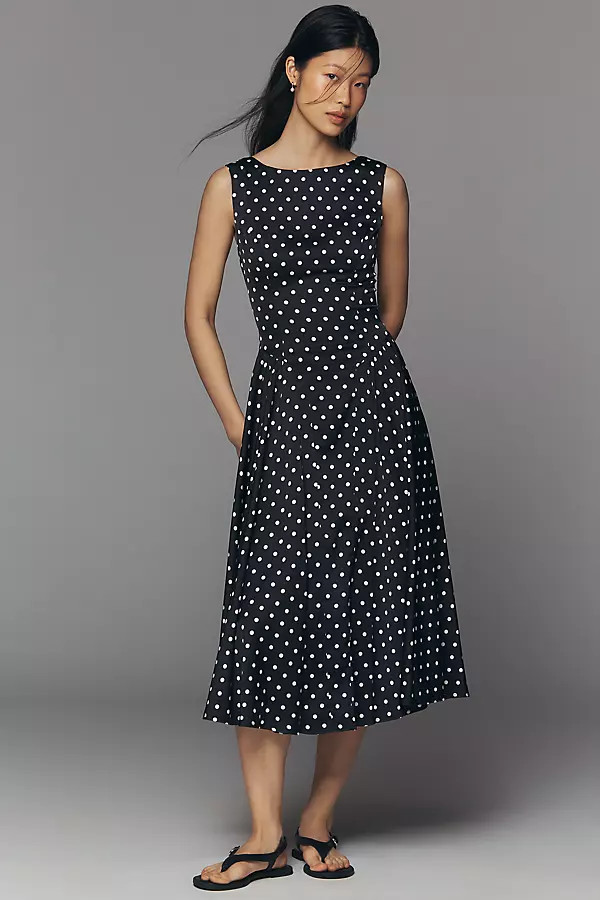 Lulus Renee Sleeveless Midi Dress | Anthropologie (US)
