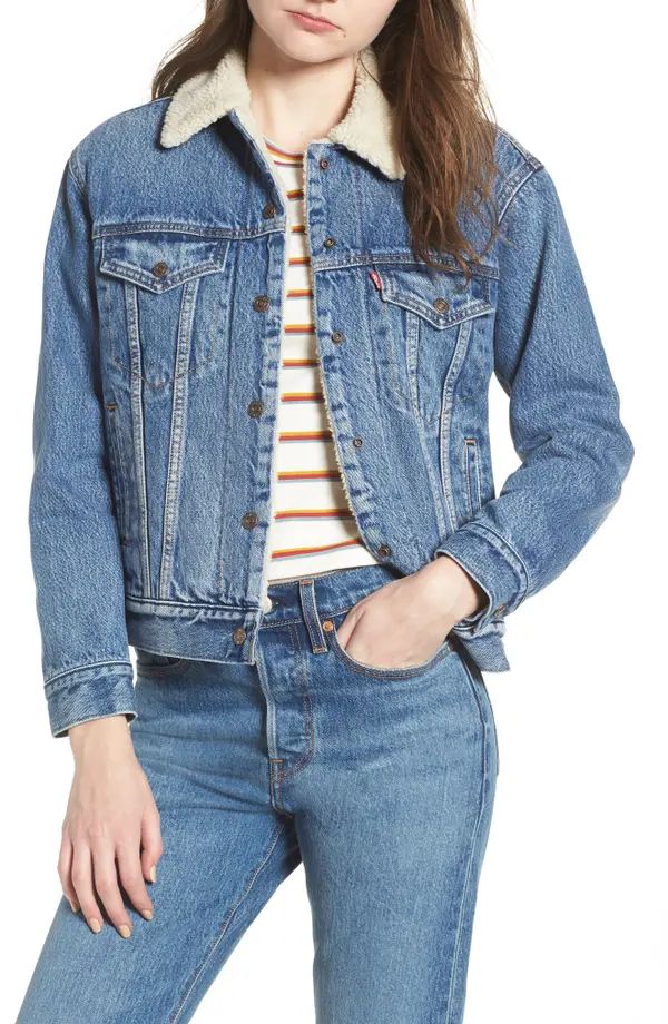 Ex-Boyfriend Fleece Lined Denim Jacket | Nordstrom