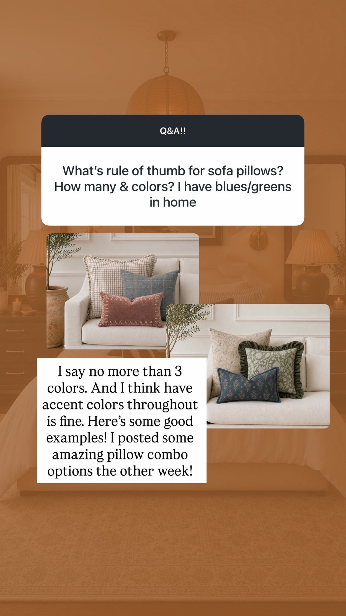 Pillow combos!