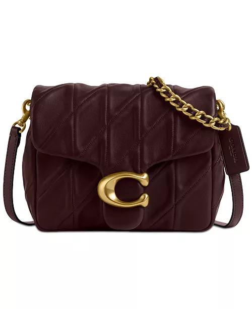COACH Quilted Washed Leather Times Square Mini Tabby Shoulder Bag - Macy's | Macy's Canada