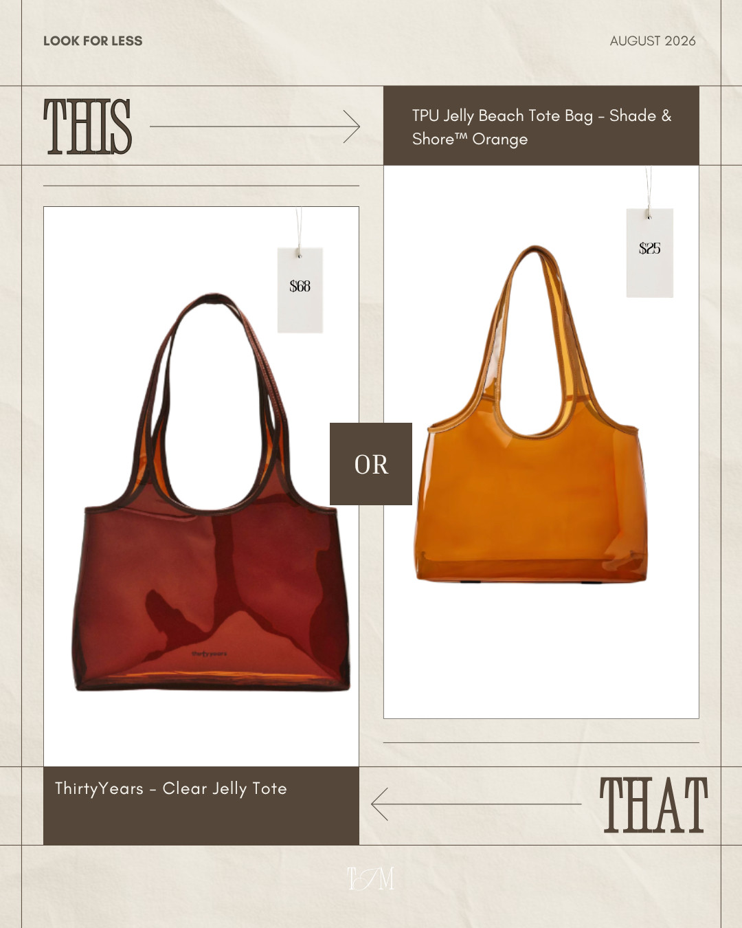 This $25 jelly tote gives you that same glossy, sheer statement-bag vibe as the $68 version for less than half the price. The warm orange shade is so fun now and such an easy color to carry straight into fall.

wedding guest dress summer, teacher outfits, country concert outfits, date night outfits, fall outfits women, back to school teacher gift, business casual workwear, vacation outfits beach, summer outfits over 40, work outfits
 

 #LTKgrwm #LTKootd #LTKSeasonal