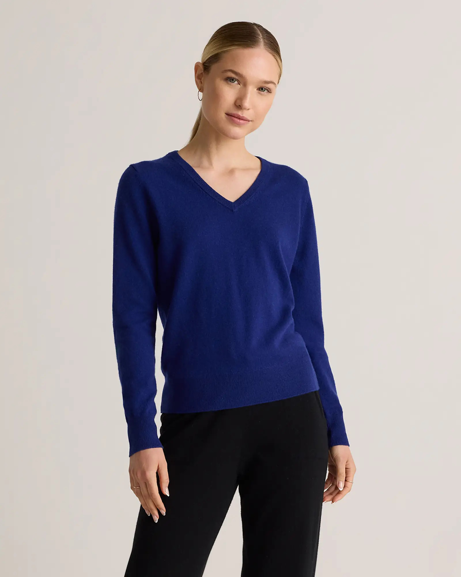 The $50 Cashmere V-Neck Sweater | Quince | Quince