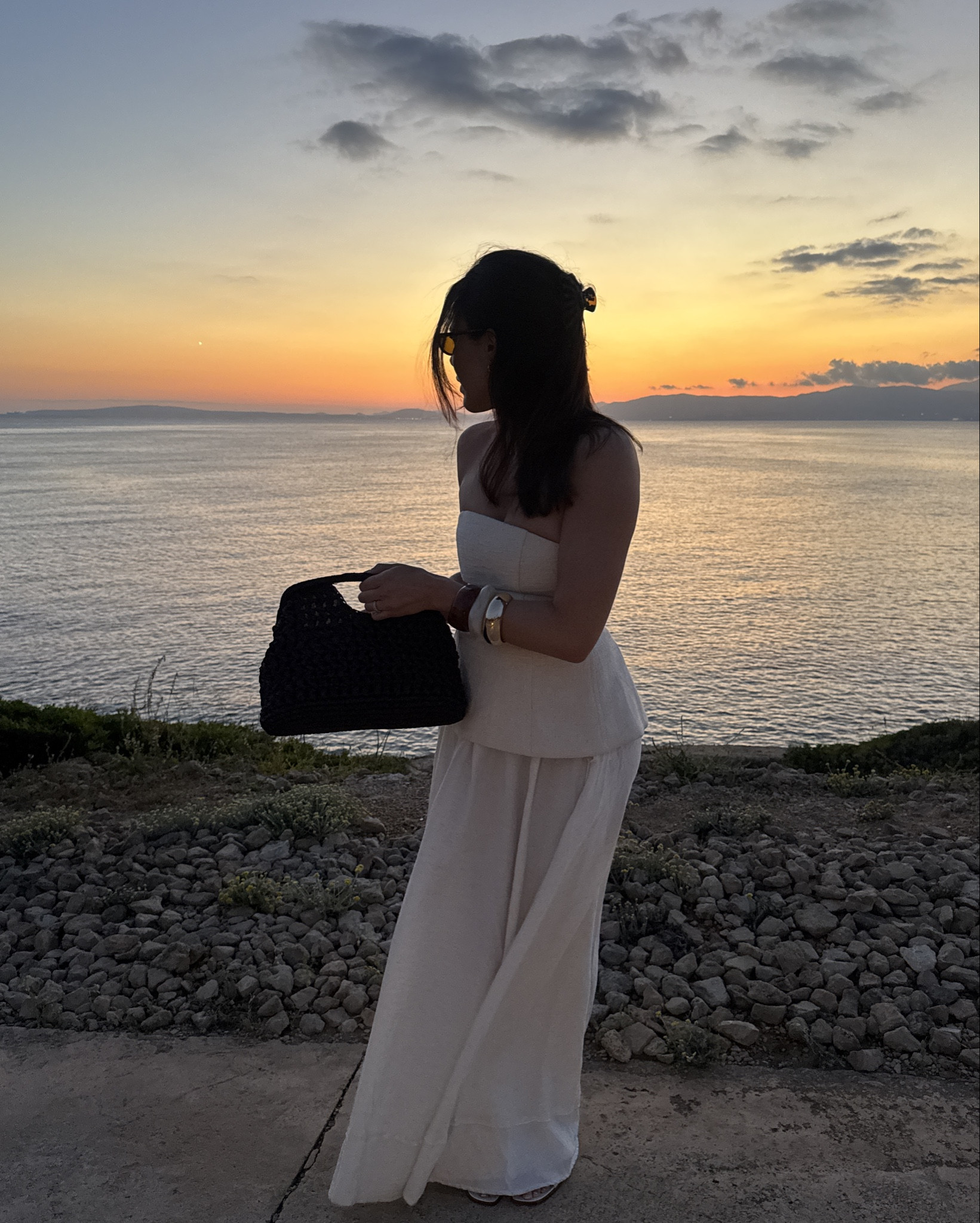 a sunset moment wearing Dissh, one of my favourite brands for summer clothes that you will wear every single year! 

Dissh, linen, European summer, mallorca outfits, dinner look, holiday evening, maxi skirt, strapless top, white sandals 



#LTKeurope #LTKAroundTheWorld #LTKsummer
