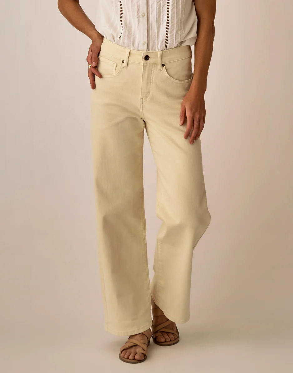 Audrey Wide Leg: Ecru | Carve Designs