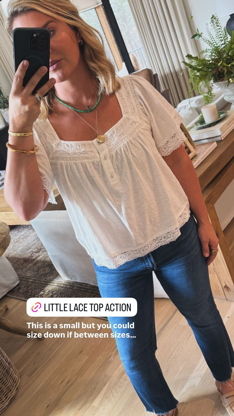 Lace Anthro Top

use code CRISTIN 20 for 20% off 

 #LTKSeasonal