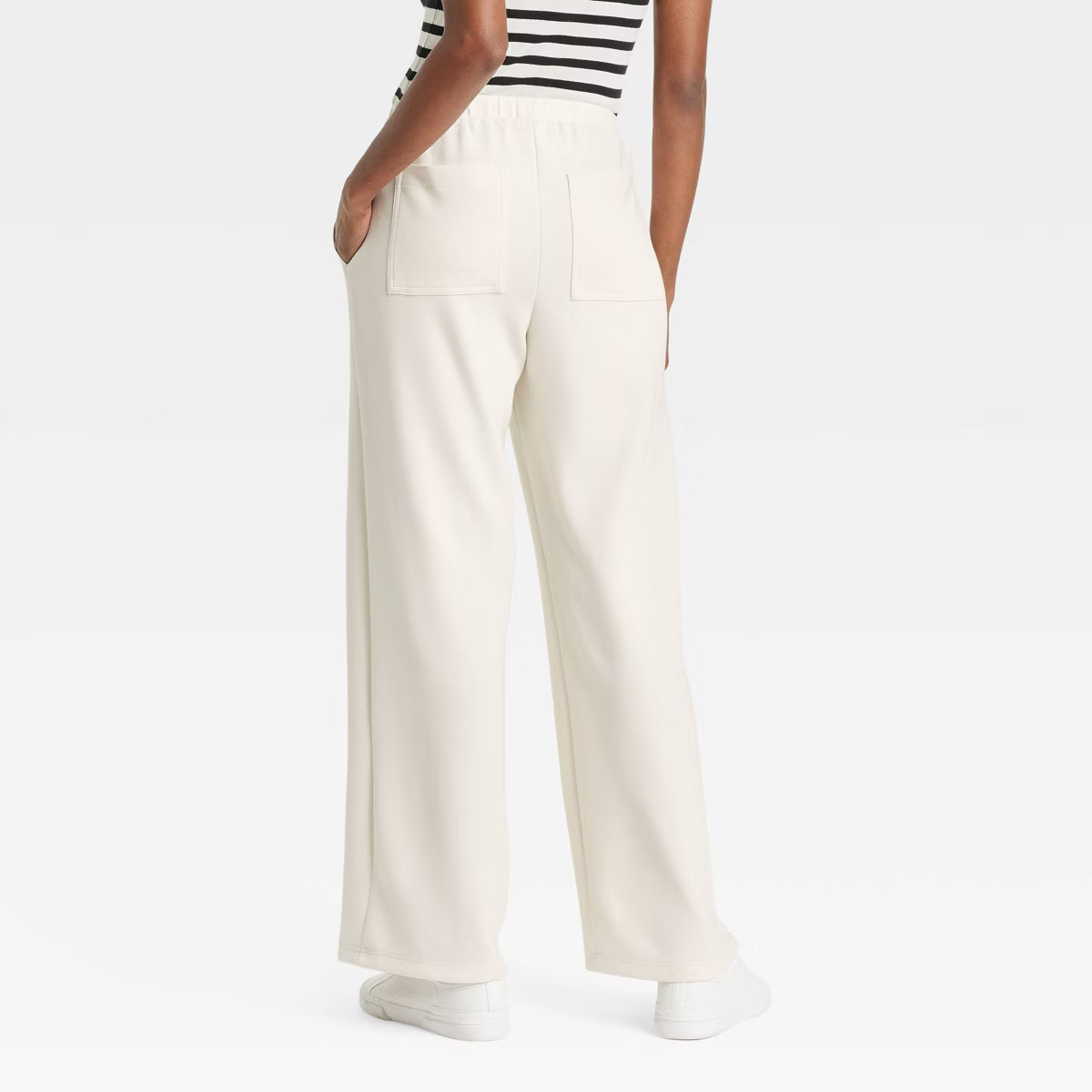 Women's Mid-Rise Sandwash Pull-On Knit Leisure Utility Pants - A New Day™ | Target
