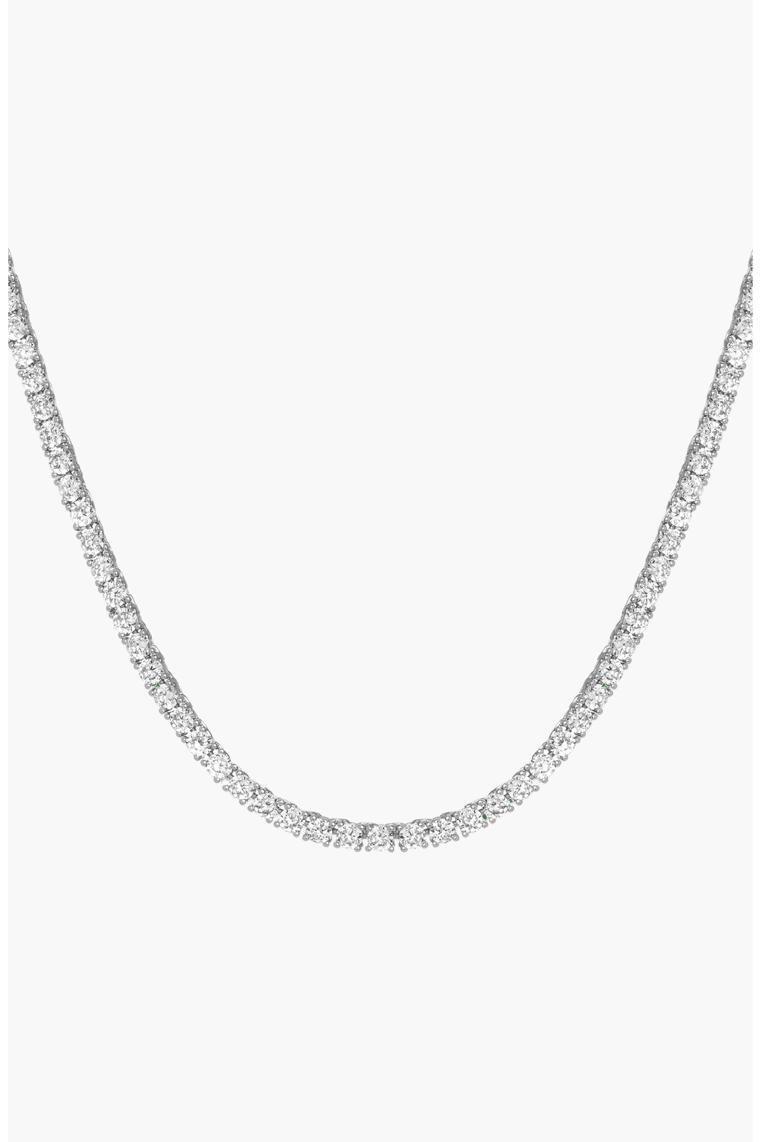 Lab Grown White Sapphire Statement Tennis Necklace - 13ct (Women) | Nordstrom | Nordstrom
