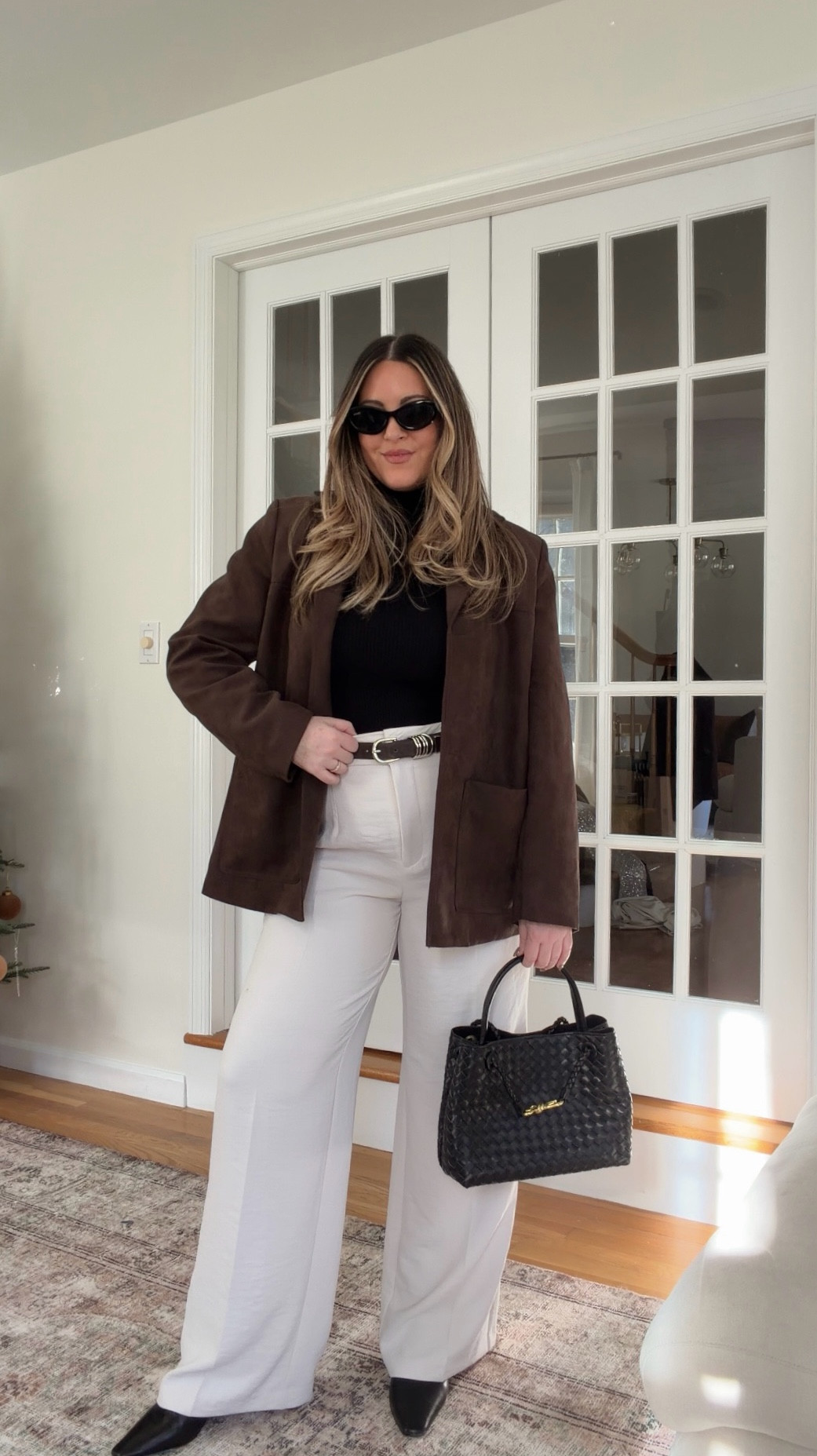 Simple winter outfits I love 〰️ Day 4! M in blazer, 8 in pants. Code DANIELLE20 for 20% off boots!

Winter outfits, winter outfit, winter workwear, work outfits, workwear outfit, tailored pants, chocolate suede, suede blazer, blazer outfit 

#LTKSeasonal #LTKHoliday #LTKootd
