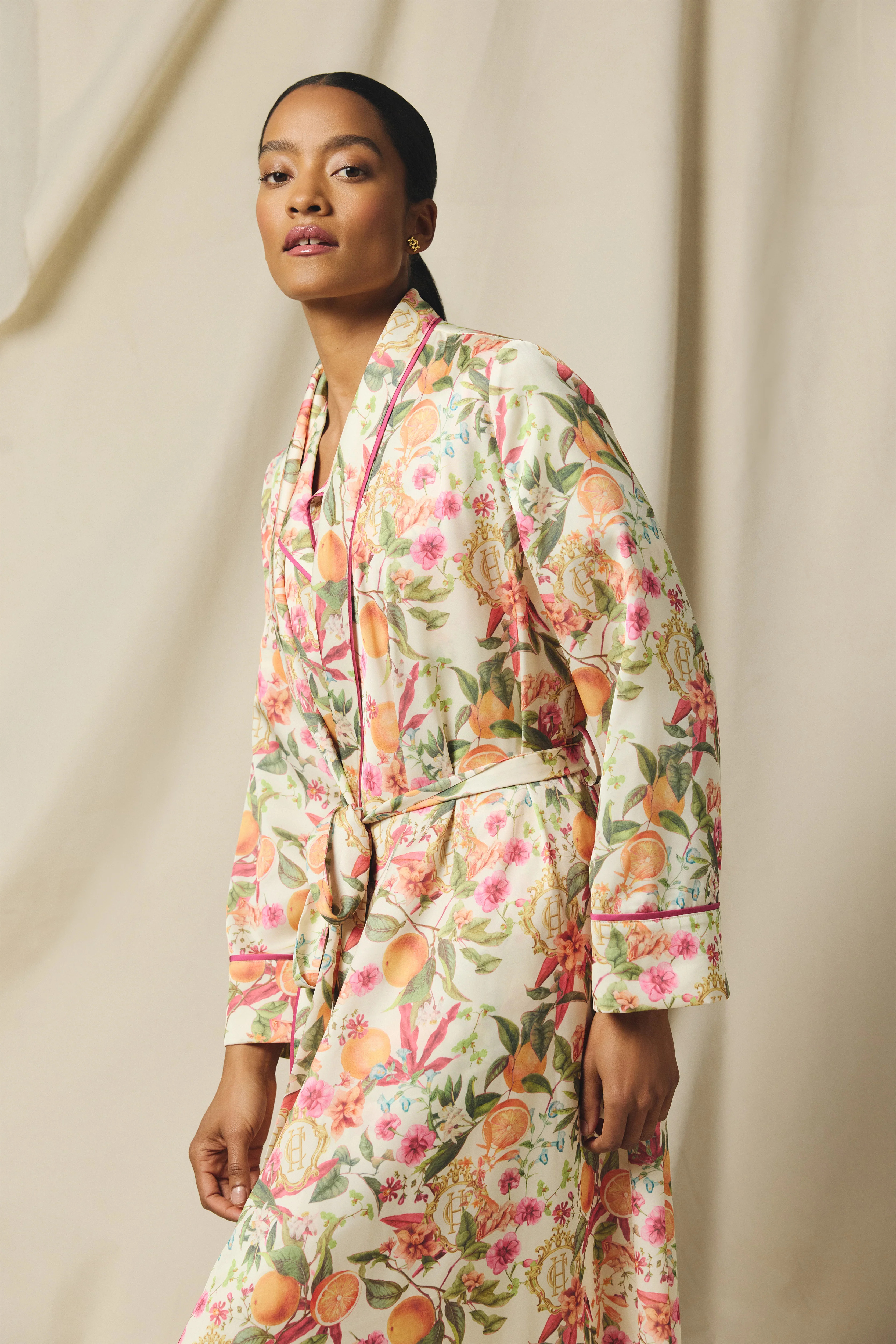 Satin Robe (The Orangery) | Holland Cooper