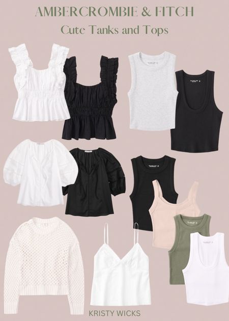 Super cute tanks and ruffle tops! Love wearing these with my linen pants, shorts, jeans and skirts.. so many great ways to wear them! 😍🙌 

I purchased the tanks in a size medium (they run small) They’re also cropped but not too short. 
The ruffle top is in a size small. 

On sale today using my special promo code here - AFLTK for 25% off.  

#LTKSale #LTKFind #LTKU