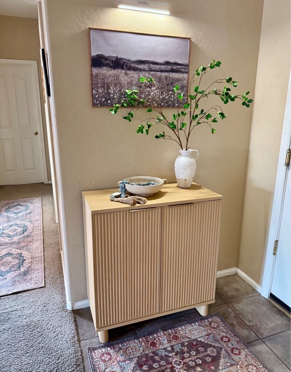 This adorable Walmart cabinet is perfect for hallways or entrances. I used it to store my shoes. 



Small entryway idea, Cabinet from Walmart, Better Homes & Gardens brand, 
Walmart home finds, Walmart cabinet, framed art, Amazon distressed vase, Amazon stems, Walmart deals #LTKFamily #LTKStyleTip

#LTKSeasonal #LTKHome #LTKSaleAlert