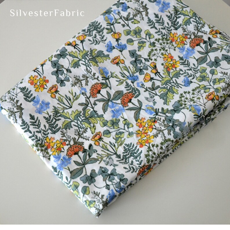 French Country Wildflowers Berries Tableclothcotton Table | Etsy | Etsy (US)