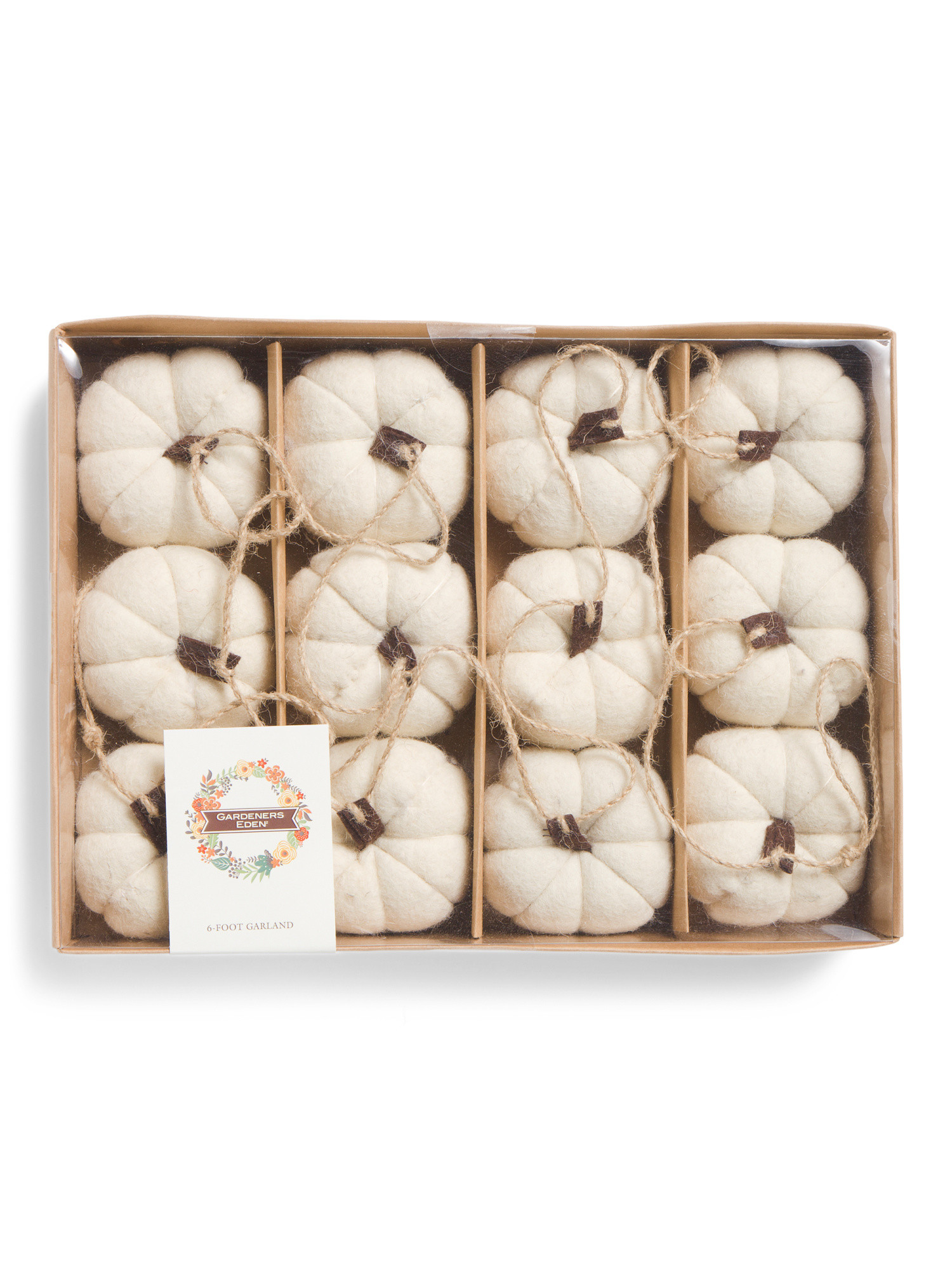 6ft Ivory Pumpkin Garland | Pillows & Decor | Marshalls | Marshalls