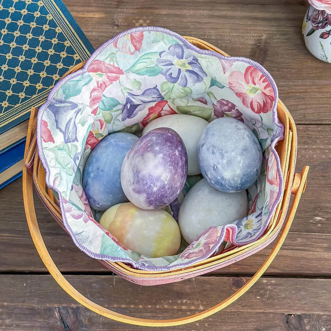 Set of 6 Vintage Alabaster Easter Eggs, Large Stone Eggs ,Spring Decor Farmhouse Shelf Decor, Opt... | Etsy (US)