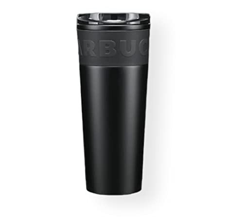 Starbucks Matte Black Stainless Steel Tumbler with Grip Grande 16 oz Hot Drinks Coffee Tea | Amazon (US)