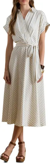 Stripe Twill Dress | Nordstrom