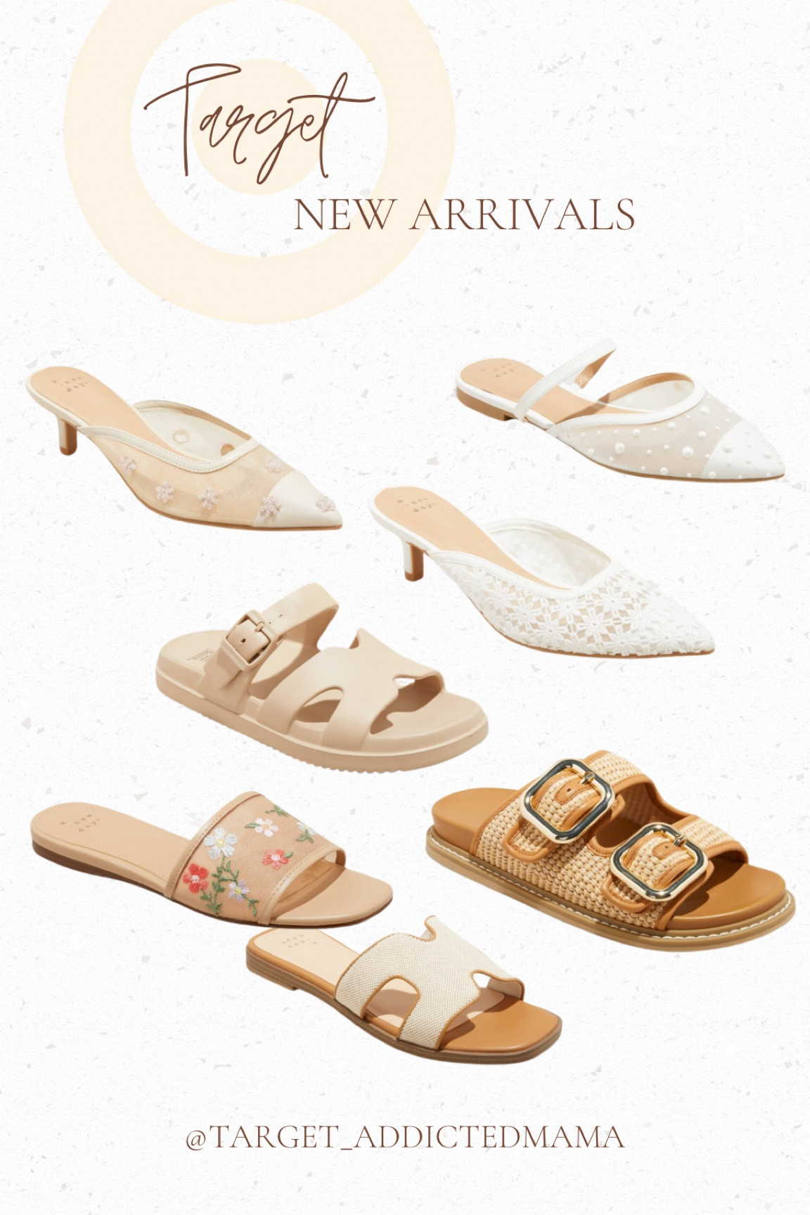 New Arrivals in women’s shoes at Target
Sandals & Heels for women


#LTKShoeCrush #LTKU #LTKSeasonal