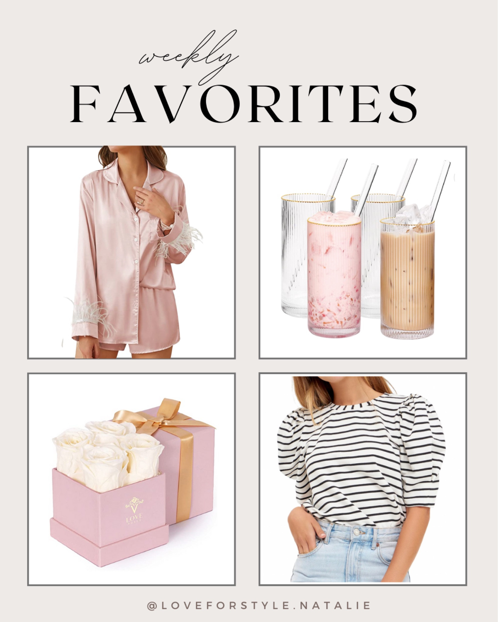 Weekly Favorites - Amazon favorites, Nordstrom Favorites 

#nordstrom #amazon #pink #stripedblouse #roses #amazonhome #cups

#LTKSeasonal #LTKFind #LTKhome #LTKU #LTKsalealert #LTKunder100 #LTKstyletip #LTKunder50 #LTKworkwear #LTKshoecrush #LTKFind #LTKSeasonal #LTKfit


