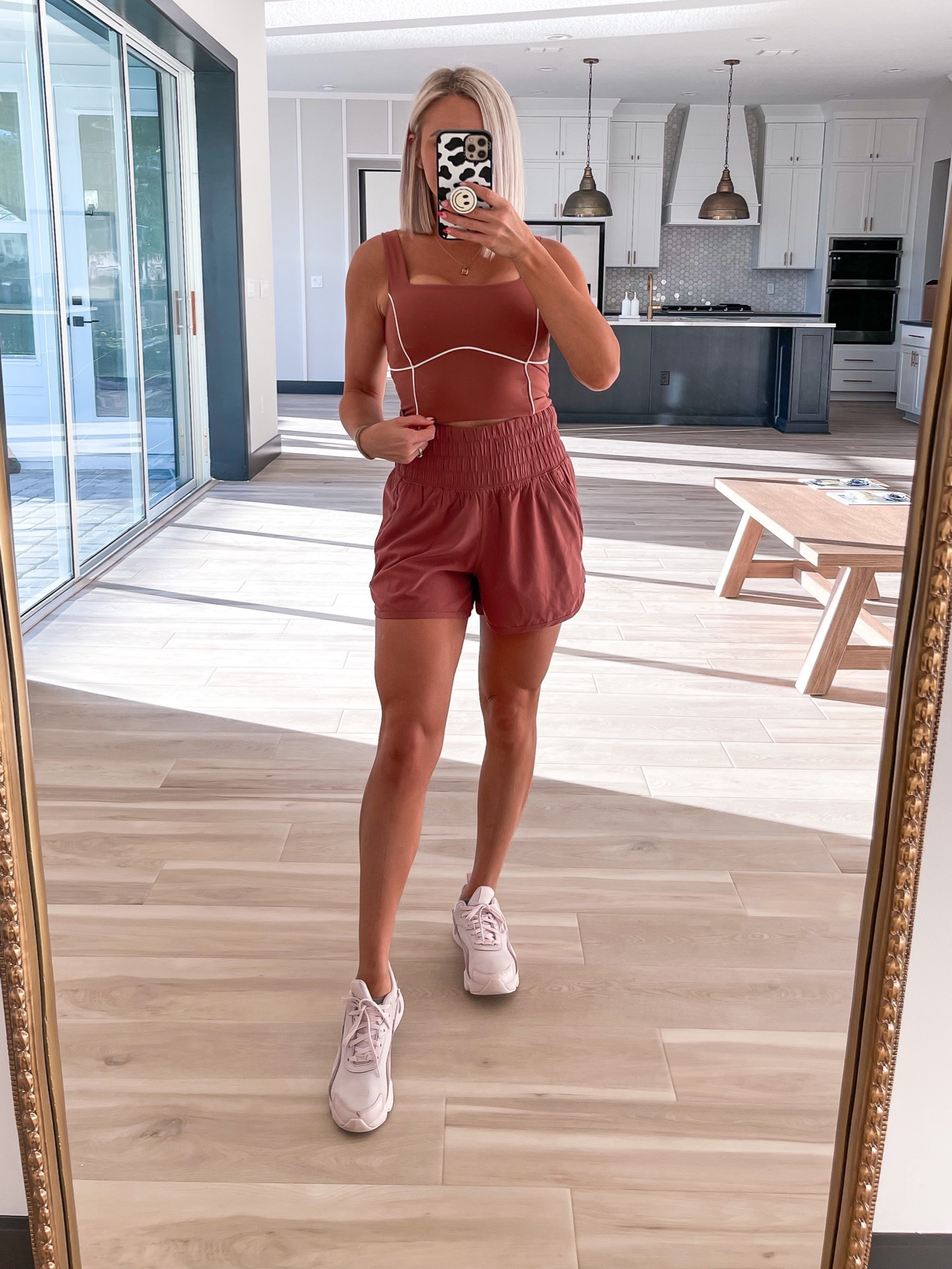 Abercrombie YPB activewear favorites on sale up to 50% off 
Squareneck tank: size small (sale $25– reg $50) 
Shorts: small but needed an XS (sale $42– reg$50)
#neutrals #activewear #abercrombie #ypb #workoutshorts #workouttank 

#LTKstyletip #LTKshoecrush #LTKSeasonal