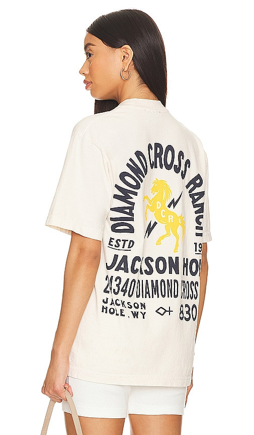 Diamond Cross Ranch Address Tee in Cream. - size M | Revolve Clothing (Global)