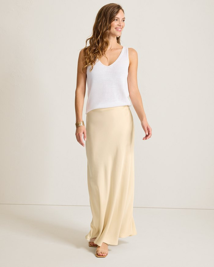 Satin Maxi Skirt | Tommy Bahama