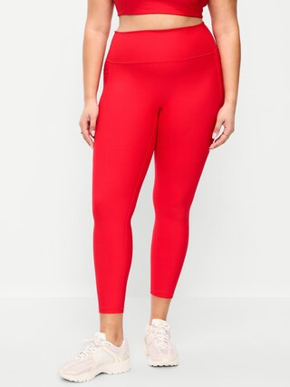 Extra-High Waisted PowerSoft Boundless 7/8 Pocket Leggings – No Front Seam | Old Navy (US)