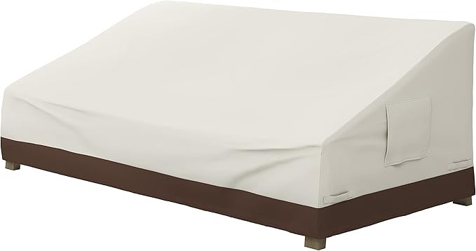 Amazon Basics 3 Seater Outdoor Couch and Patio Furniture Cover, Waterproof, Anti-UV, Durable, Bei... | Amazon (US)