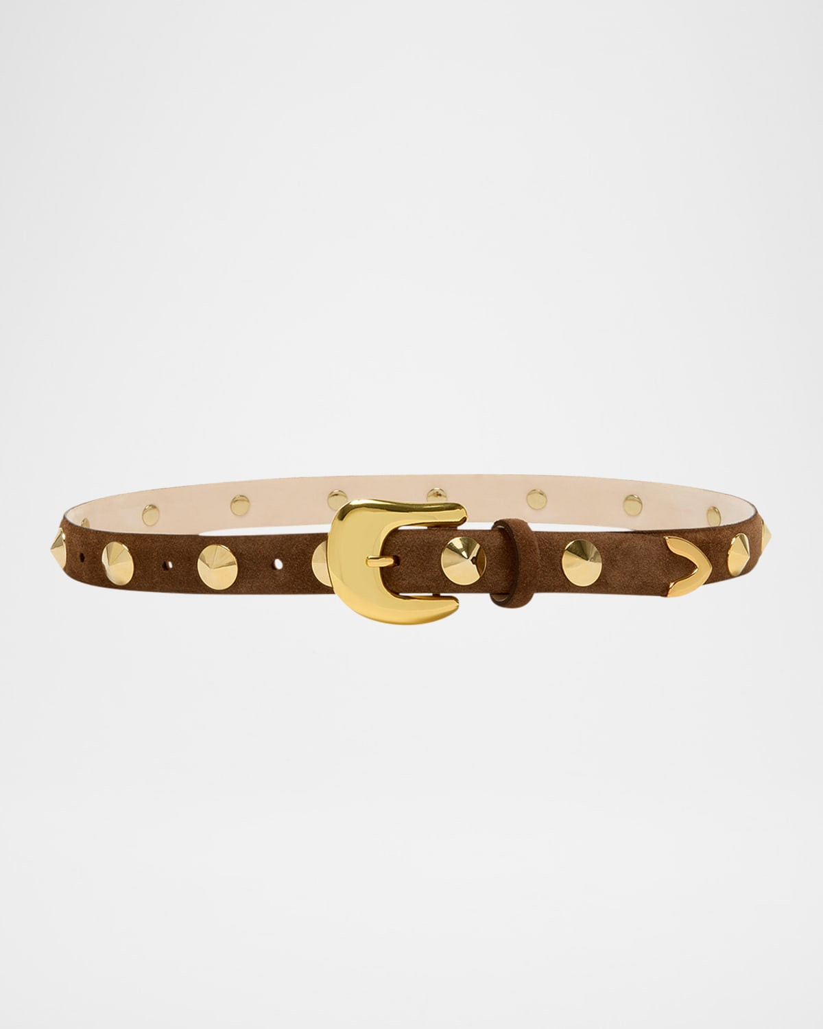 Leather Studded Belt | Neiman Marcus