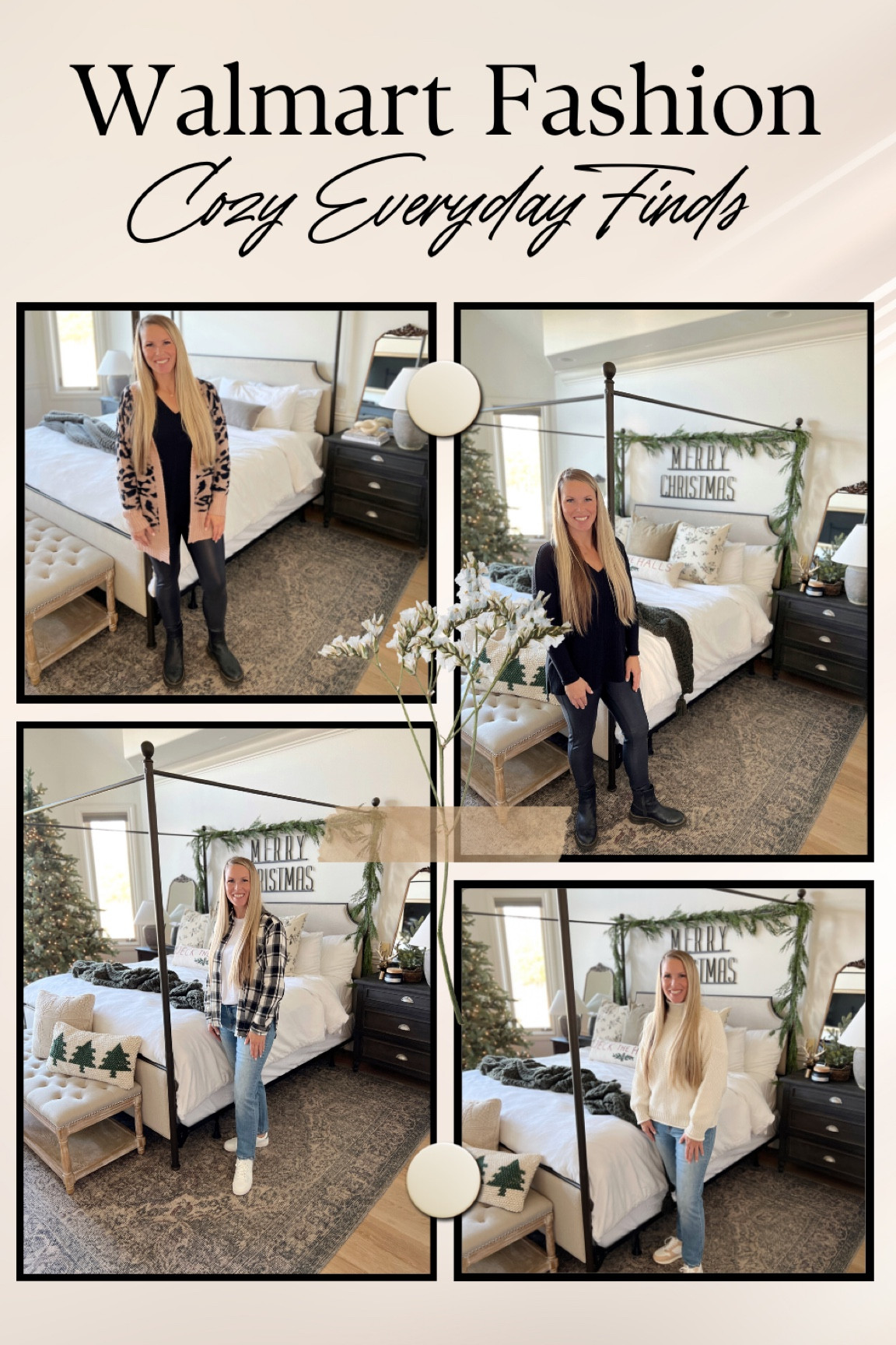 #walmartpartner  I found these cozy finds from @walmartfashion as I am getting ready for the holidays! Love these everyday looks and I have some fun Holiday outfits coming too! 

#walmartfashion #walmart 

#LTKunder50 #LTKfit #LTKHoliday