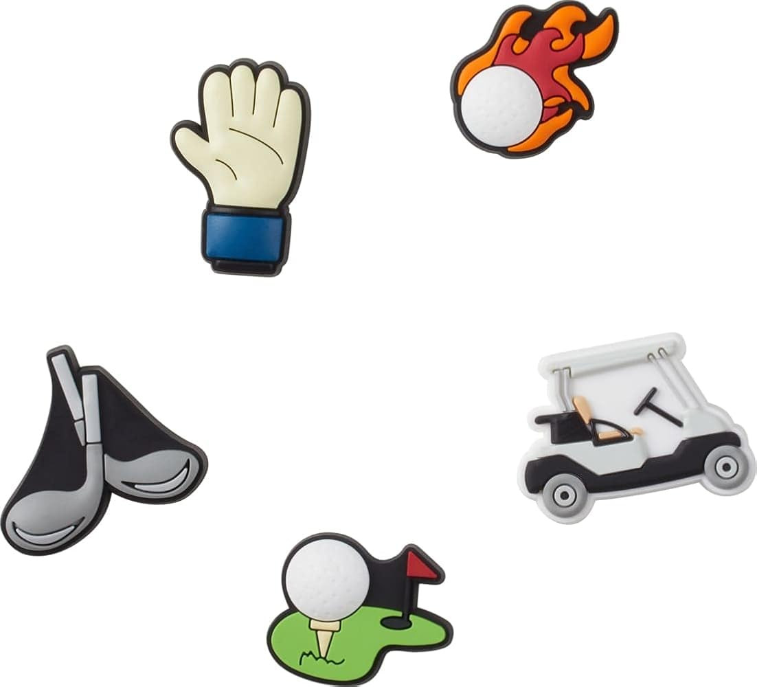 Crocs Jibbitz 5-Pack Sport Shoe Charms | Jibbitz | Amazon (US)