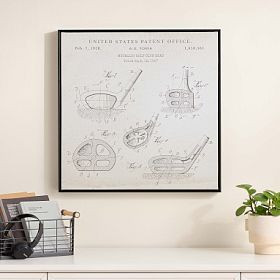 Golf Patent Framed Art | Pottery Barn Teen