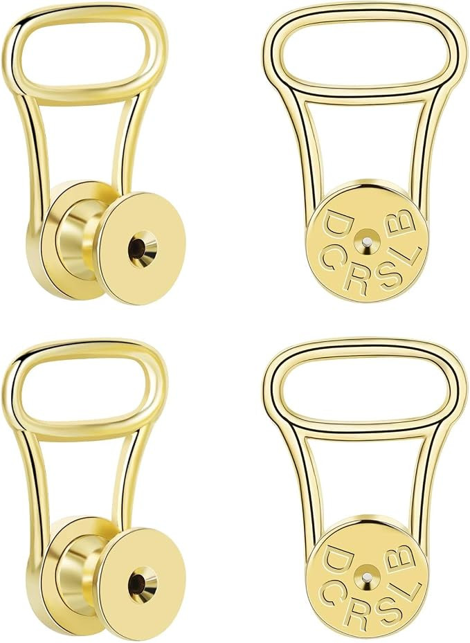 Earring Backs for Droopy Ears, Druable Button Shape Locking Earings Lifter Backings for Heavy Ear... | Amazon (US)
