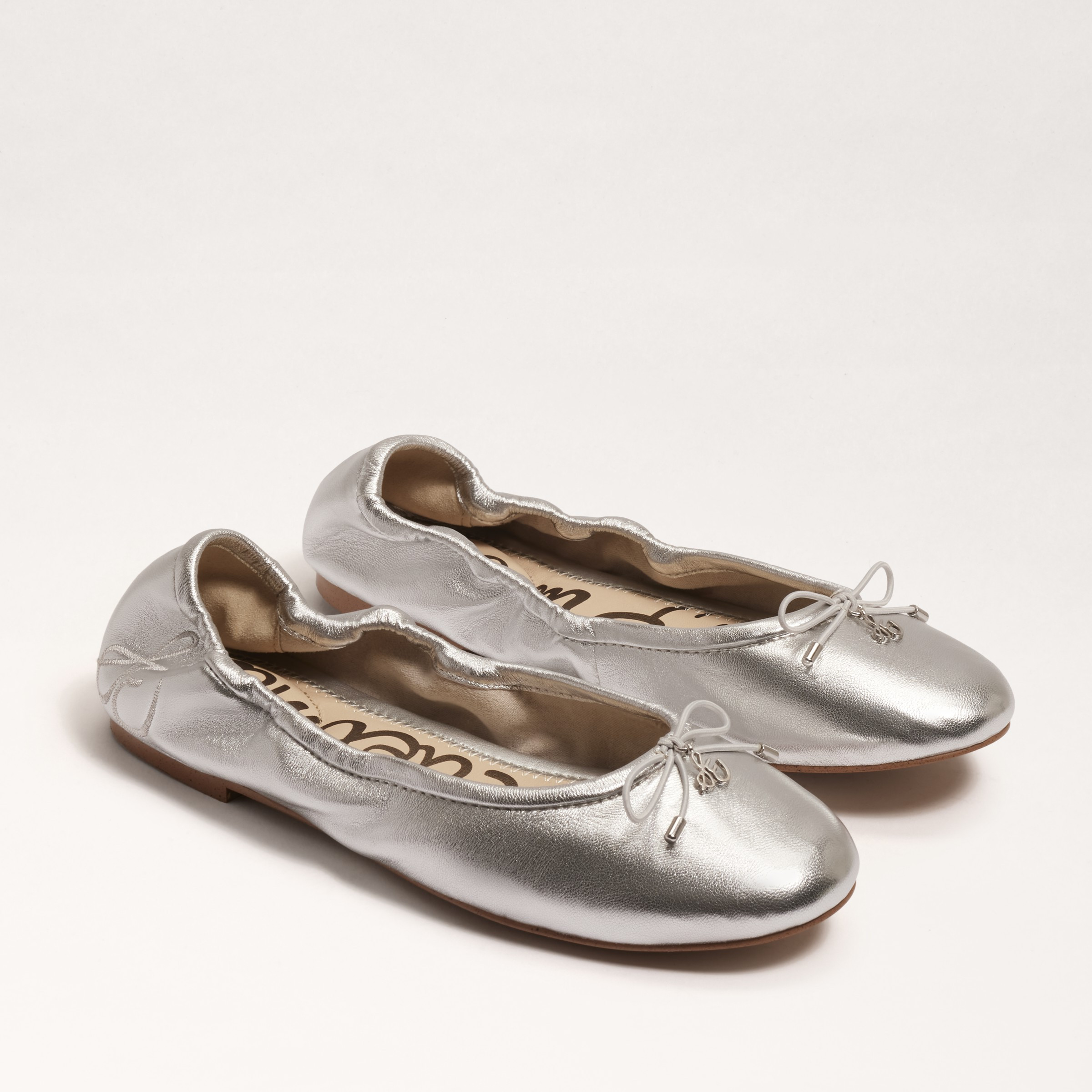 Sam Edelman Felicia Ballet Flat Soft Silver 10.0 | Sam Edelman