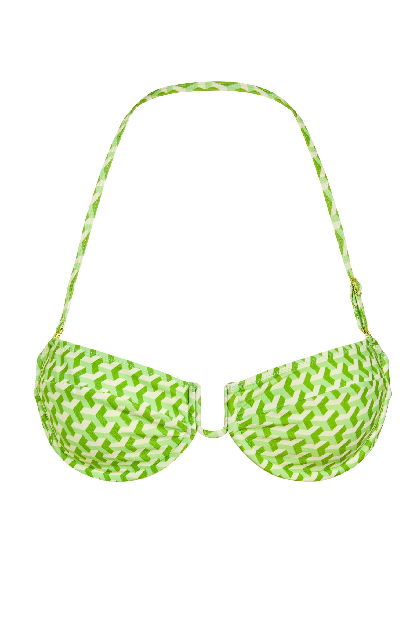 Cala Conta Top - Cypress Geo | Monday Swimwear