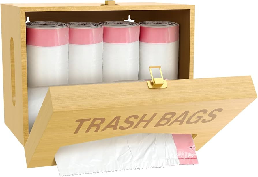 Extra Large Trash Bag Dispenser,Garbage Bag Dispenser Holder Under Sink, Trash Bag Container Orga... | Amazon (US)