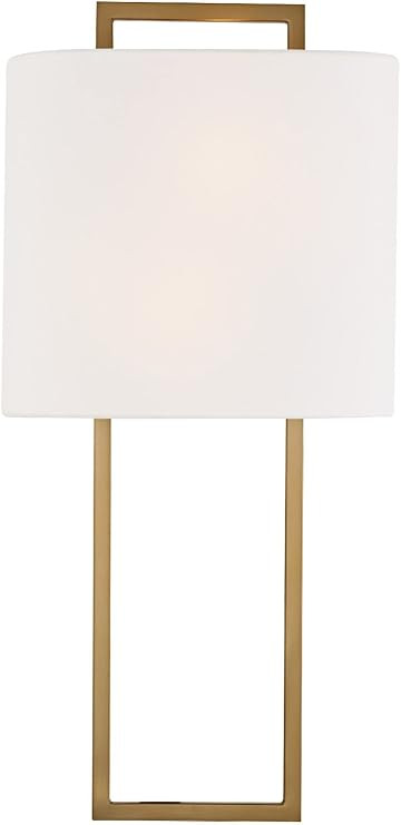 Crystorama Fremont 21" High Vibrant Gold Wall Sconce - Modern Light Wall Mount Lamp Indoor Lighti... | Amazon (US)
