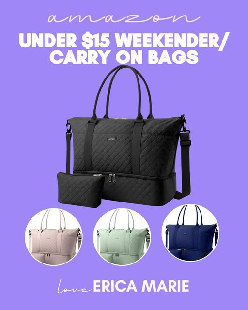 Great for the gym or travel, these duffel bags have a dedicated bottom shoe compartment and come with a matching toiletry bag. Grab yours for 50% off right now. 🔗👇


Gym Bag on Sale, Travel Bag on Sale, Duffel Bags 

 #LTKSaleAlert